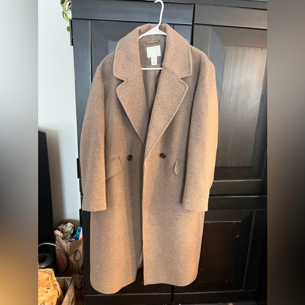 H&M Long Slouch Coat from 2024 Season